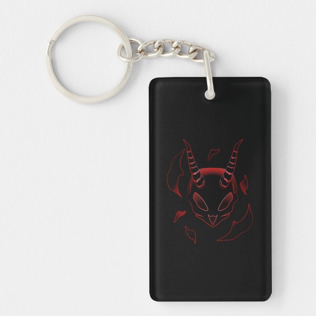 demon skull keychain (Front)