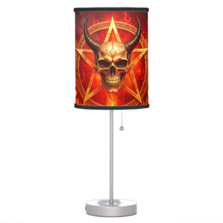 Demon Skull Lamp