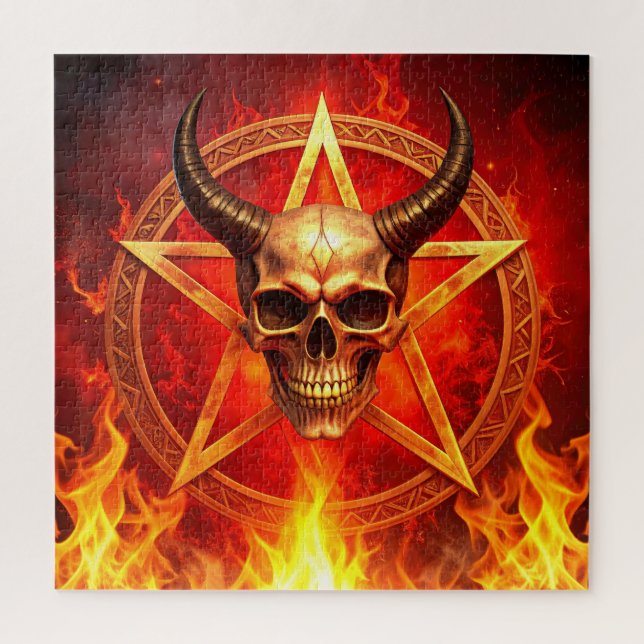 Demon Skull Puzzle (Vertical)