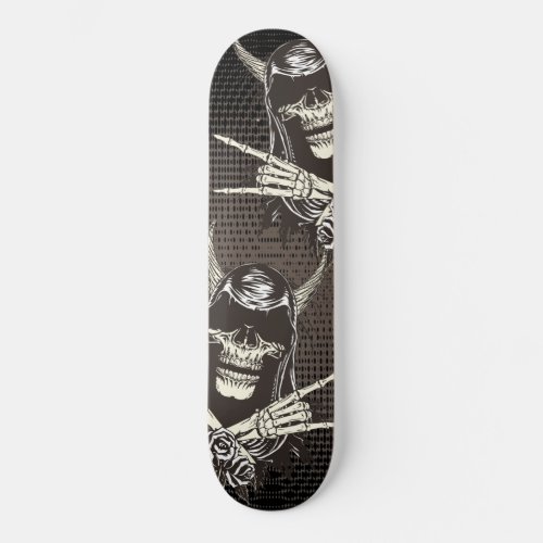 Demon Skull Skateboard
