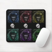 Demon Skulls, mousepads (With Mouse)