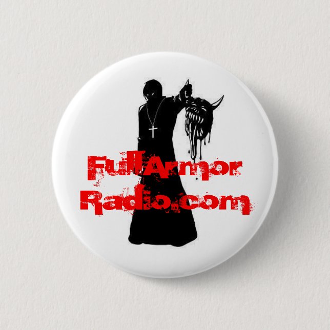 Demon Slayer, FullArmorRadio.com Pinback Button (Front)