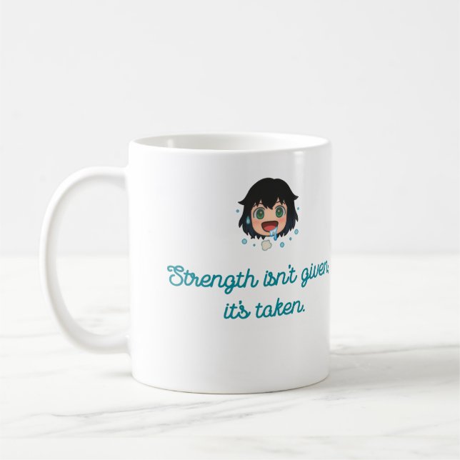 Demon Slayer Inosuke inspired Coffee Mug (Left)