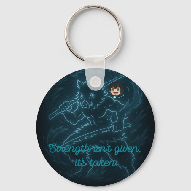 Demon Slayer Inosuke inspired Keychain (Front)