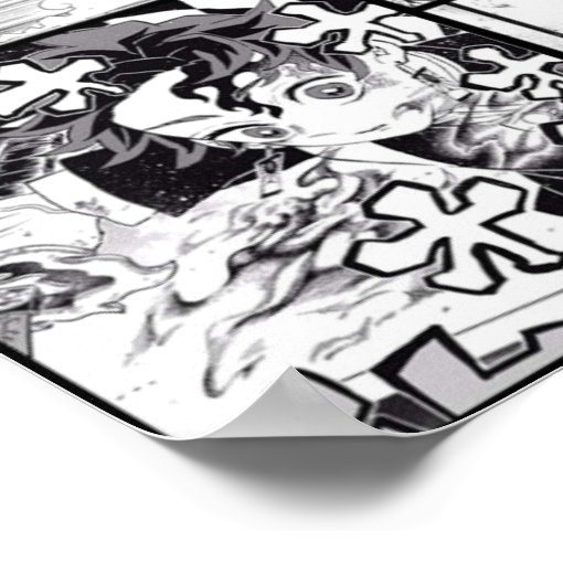Demon Slayer Manga Panel Poster Zazzle