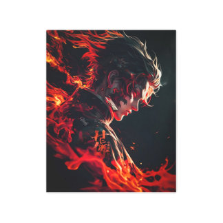 demon slayer Metal Wall Art