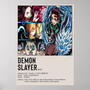 Demon Slayer Retro Classic Poster