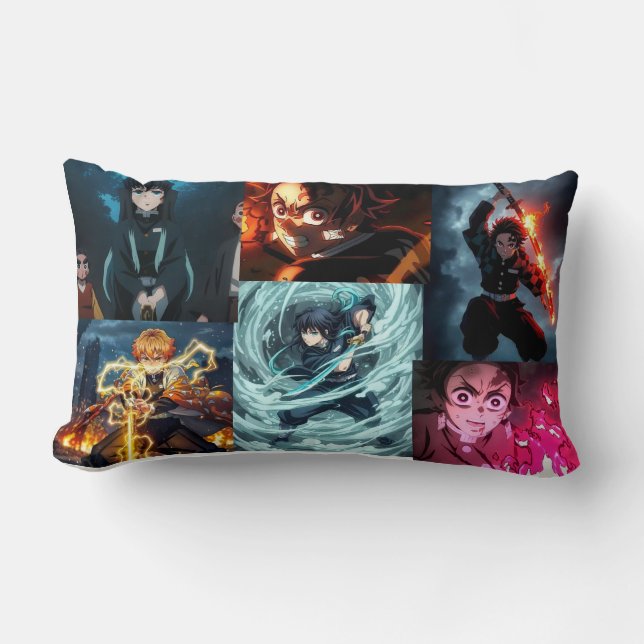 DEMON SLAYERS Throw Pillow (Front)