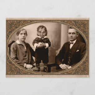 Demon Spawn Family Halloween Party Invitation