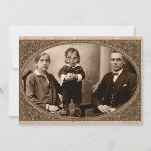 Demon Spawn Family Halloween Party Invitation