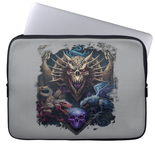 Demon Style Laptop Sleeve (Front)