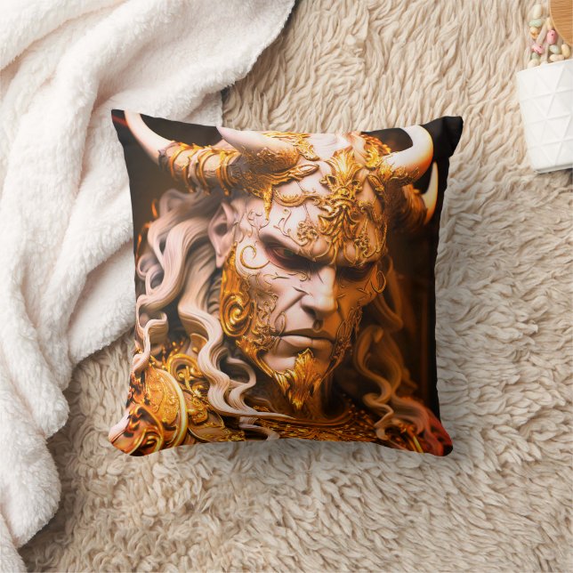 Demon Throw Pillow (Blanket)