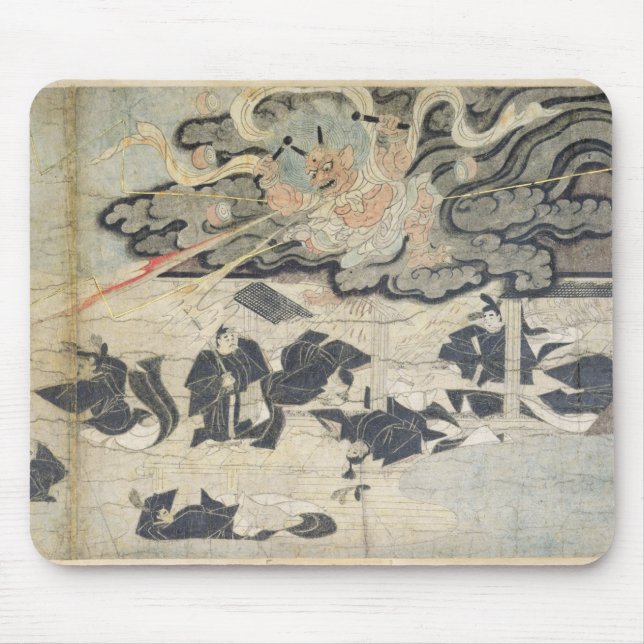 Demon Thunder, Tenjin Shrine, Kamakura Period Mouse Pad (Front)