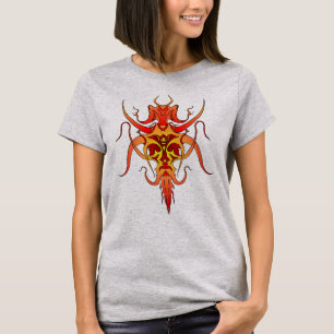 Demon Tribal Tattoo Design T-Shirt