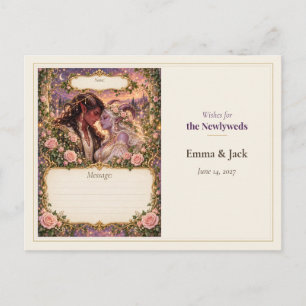 Demon Wedding Guest Book Wishes Postcard