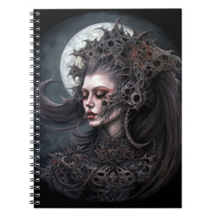 Demon Woman Queen Dark Fantasy Art Notebook