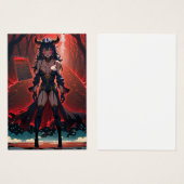 Demoness with Contact at Crossroads, Anime Demon (Front & Back)