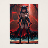 Demoness with Contact at Crossroads, Anime Demon (Front)