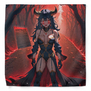 Demoness with Contact at Crossroads, Anime Demon Bandana
