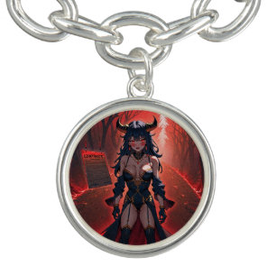Demoness with Contact at Crossroads, Anime Demon Bracelet