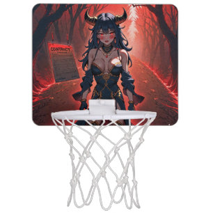 Demoness with Contact at Crossroads, Anime Demon Mini Basketball Hoop