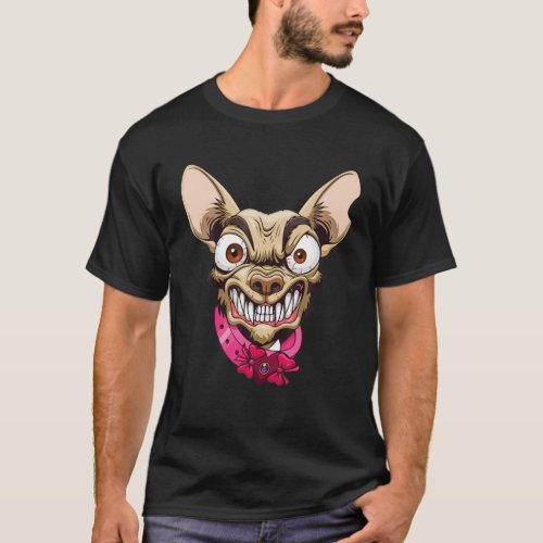 Demonic Chihuahua Evil Chihuahua Angry Chihuahua T_Shirt