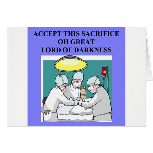 demonic doctor / surgeon joke (Front Horizontal)