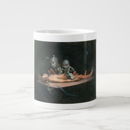 Demonic Near Death Seeing Evil Spirits Giant Coffee Mug