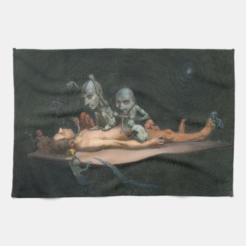 Demonic Near Death Seeing Evil Spirits Kitchen Towel