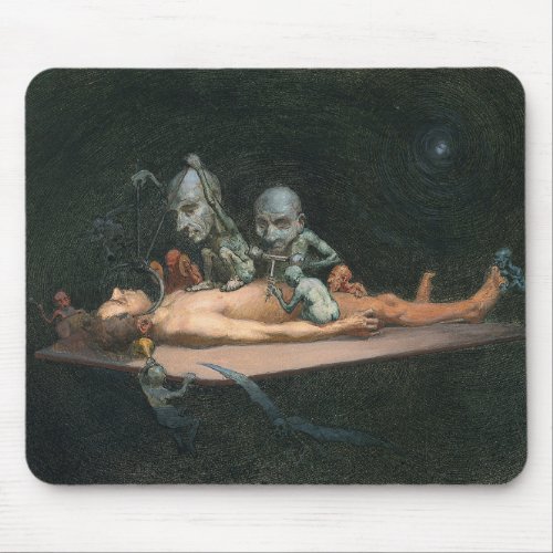 Demonic Near Death Seeing Evil Spirits Mouse Pad