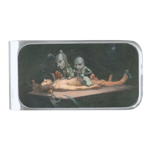 Demonic Near Death Seeing Evil Spirits Silver Finish Money Clip