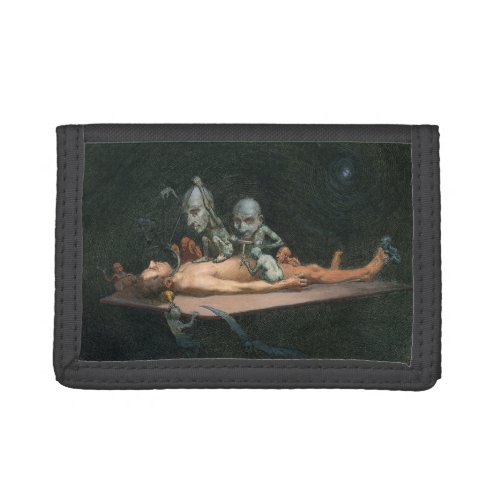 Demonic Near Death Seeing Evil Spirits Trifold Wallet