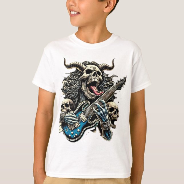 Demonic Riffs: Rock & Roll Forever" T-Shirt (Front)