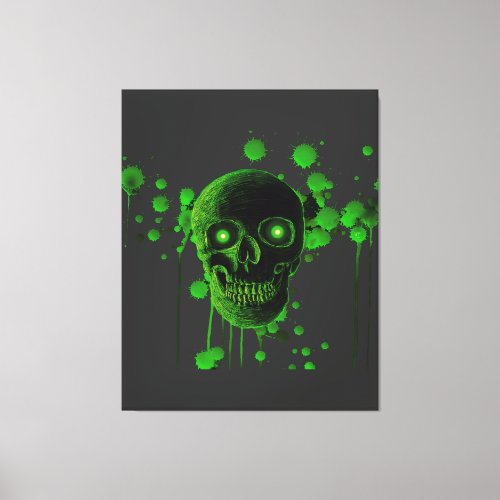 Demonic Skull _ Envy Canvas Print