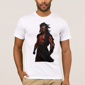 Demonic Warrior with Glowing Red Tattoos T-Shirt