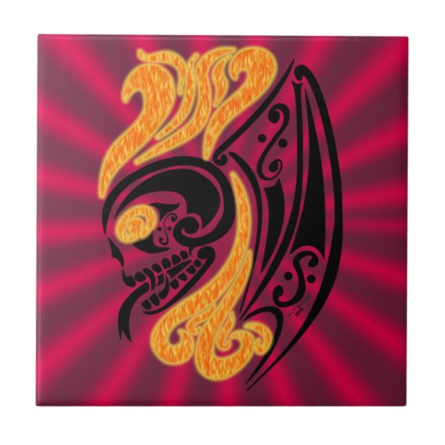 Demonica Ceramic Tile (Front)