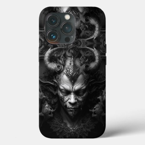 Demonio black white _Phone case