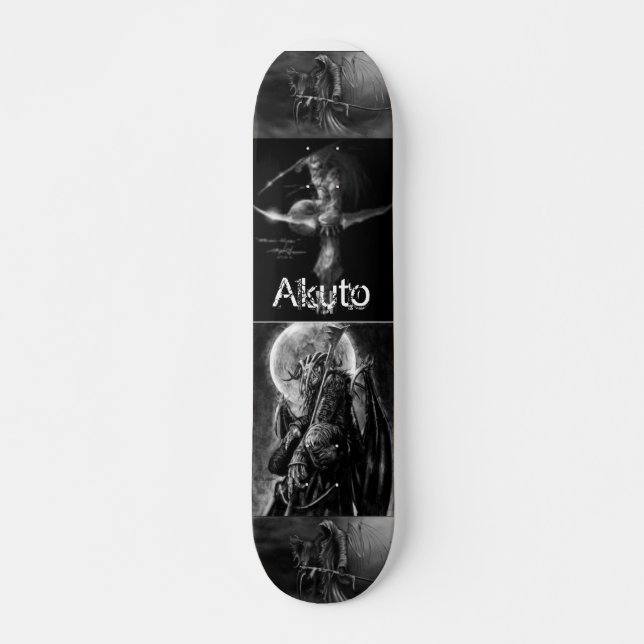 demons and angels skateboard deck (Front)