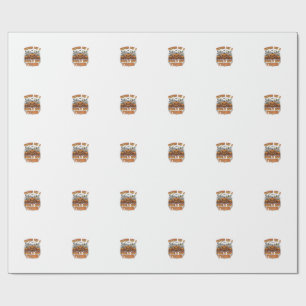 Demons Are Ghouls Friend Pumpkins Mummy Ghost Bats Wrapping Paper