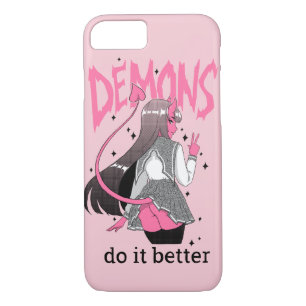 demons do it better pink iPhone 7/8 Case