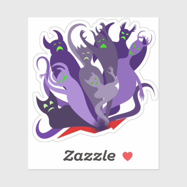 Demons of the Abyss Sticker (Sheet)