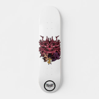 Demonslayer Afro Tia demon rush glowing red eyes Skateboard