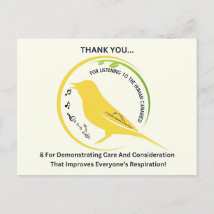 Demonstrating Care and Consideration Postcard