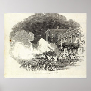 Demonstration at Jersey City Poster