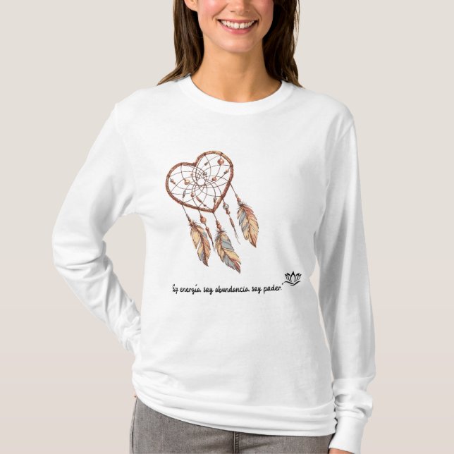 "Demonstration Beachfront with Mandala - Abrings E T-Shirt (Front)