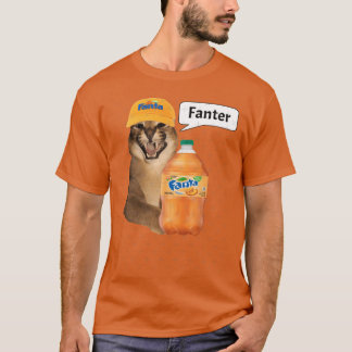 Demotivational Big Floppa Cat Meme Fanter friend T-Shirt
