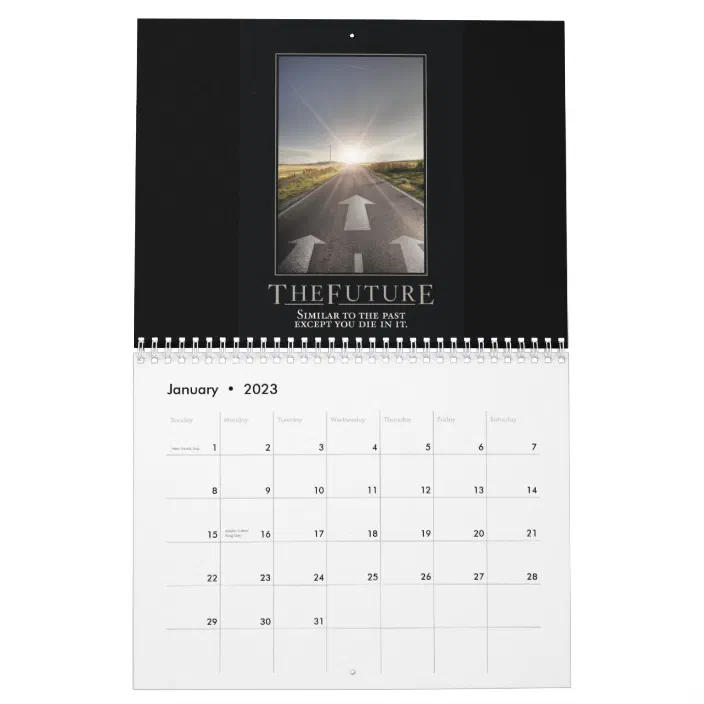 Demotivational Calendar 2023 Demotivational Calendar Calendar | Zazzle.com