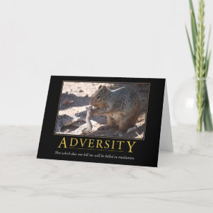 Demotivational Card: Adversity Card