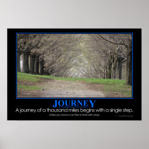 Demotivational: Journey of 1000 miles Poster