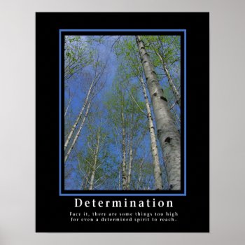 Demotivational Posters ... Determination by sofakingsmart at Zazzle